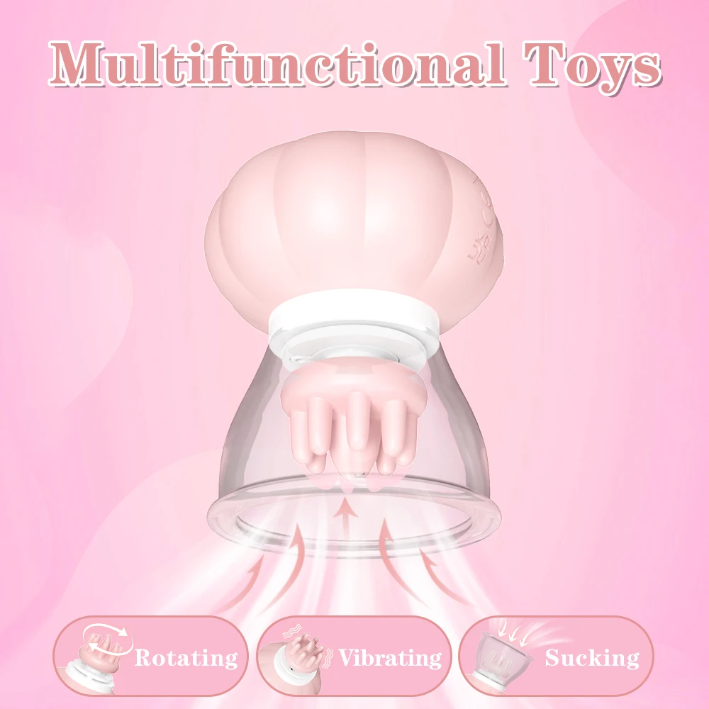 Powerful Breast Massager Vibrator Licking Tongue Clitoris Sucking Vibrator Masturbation Tools for Women Vibration Sex Toys - Image 4