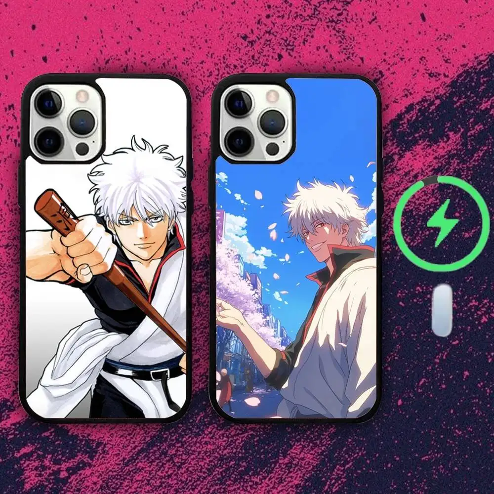 

S-Sakatas Anime G-Gintokis Phone Case For iPhone 16e,16,15,14,13,12,11,Plus,Pro,Max,Mini Magsafe Magnetic Wireless Charging