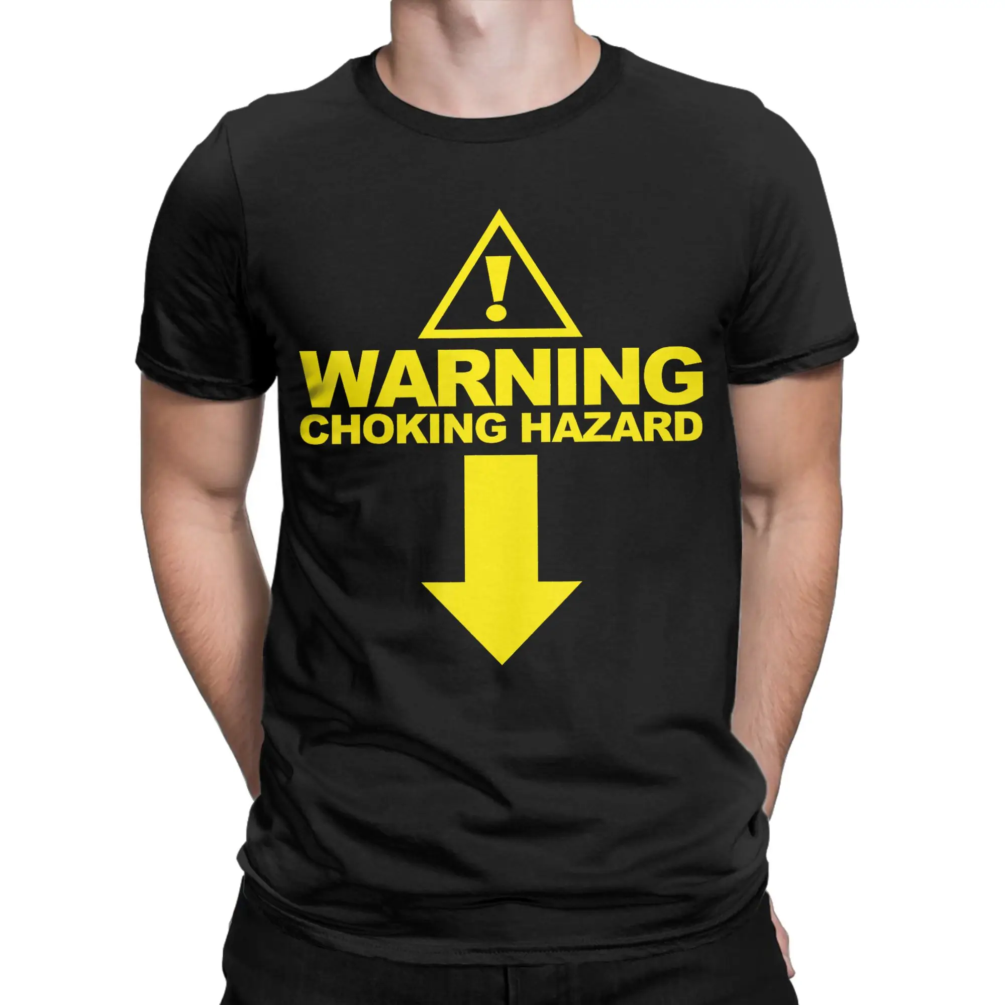 Warning Choking Hazard  Apparel Men Women T Shirt Pure Cotton Tee Graphic Printed  Tops T-shirt