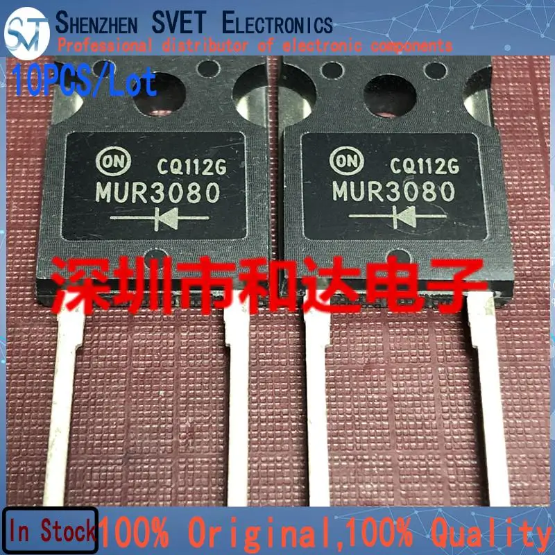 10PCS/Lot MUR3080  MOS TO-247-2 800V 30A New And Imported Quick Delivery 100%Test