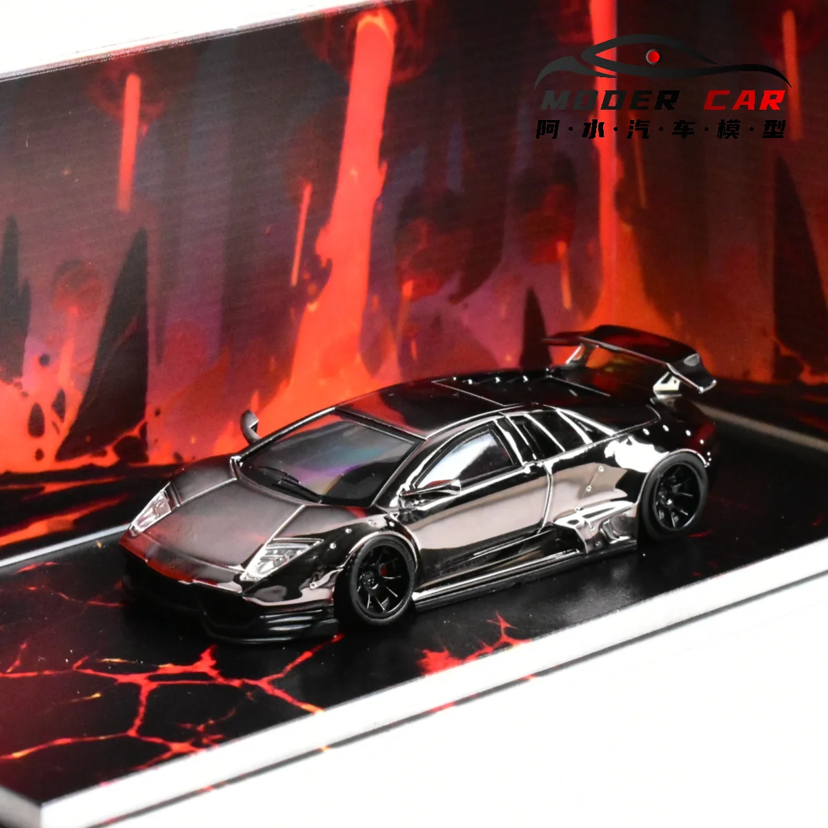 

Сувенирная модель автомобиля MJ 1:64 LP670 из смолы, литая под давлением, подарок для подростков