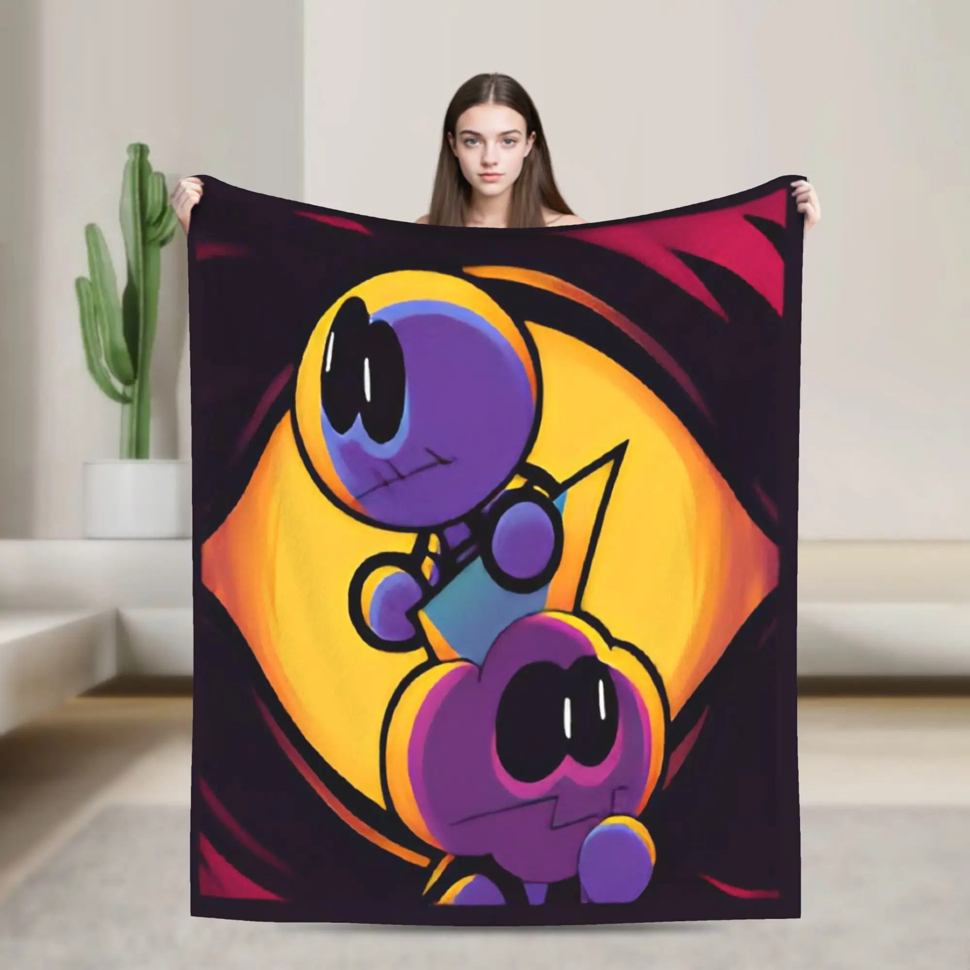Spooky Month Blanket Lightweight Thin Fleece Relax Gift  Throw Blankets Quilt