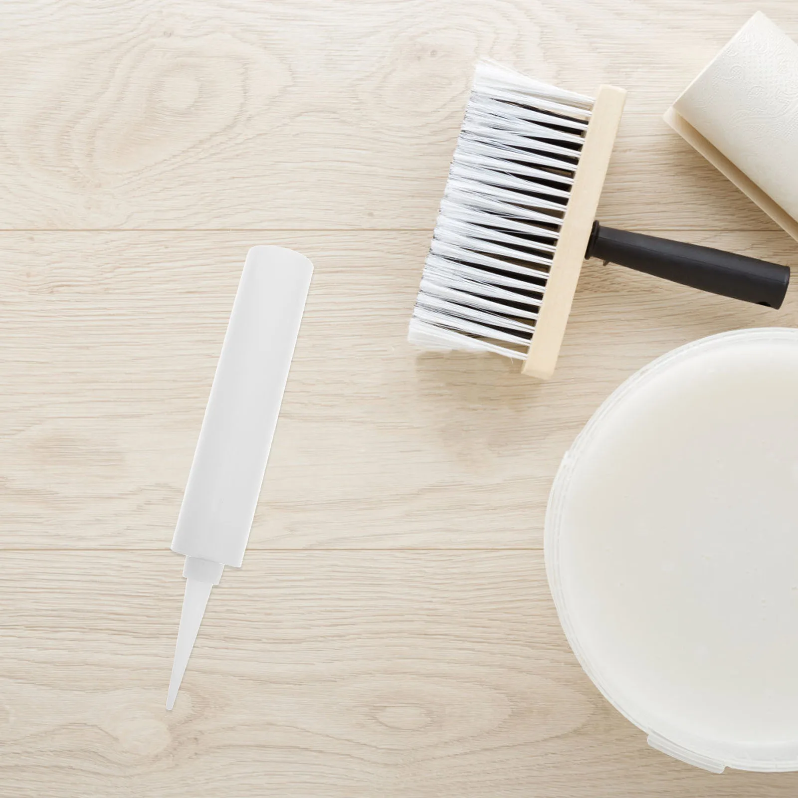 

5Pcs Refillable Sealant Caulking Tubes Empty Caulk Tube Nozzle Holder for DIY Projects and Repairs Refillable Caulk for Repairs