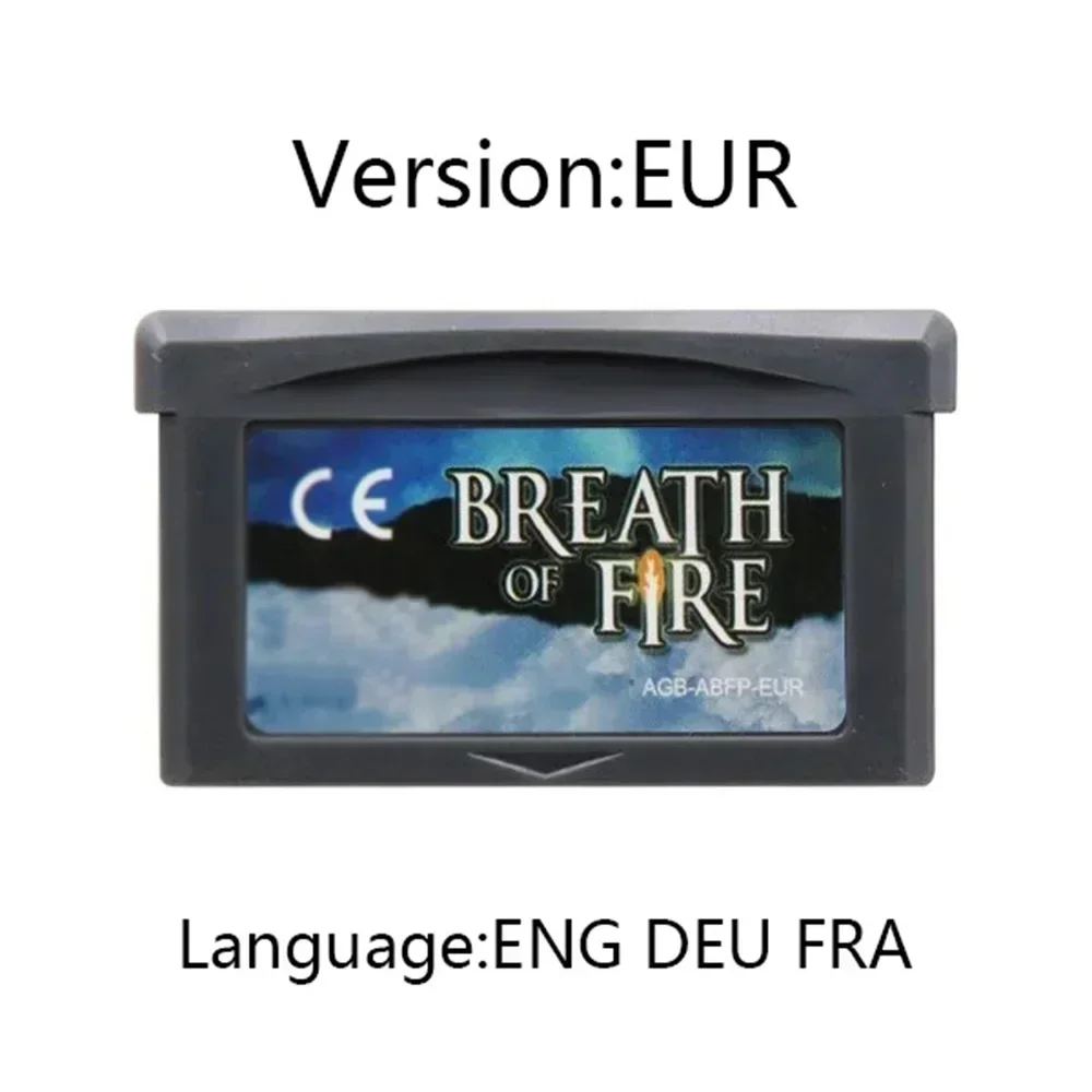 EUR/USA الإنجليزية GBA لعبة خرطوشة التنفس من النار سلسلة 32 بت لعبة فيديو وحدة التحكم بطاقة التنفس النار 2 #5