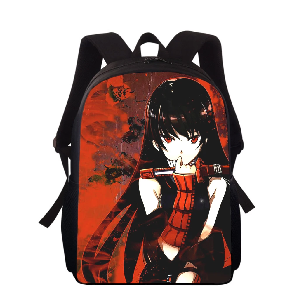 Anime Akame Ga Kill 15” 3D Print Kids Backpack Primary School Bags for Boys Girls Back Pack Students School Book Bags