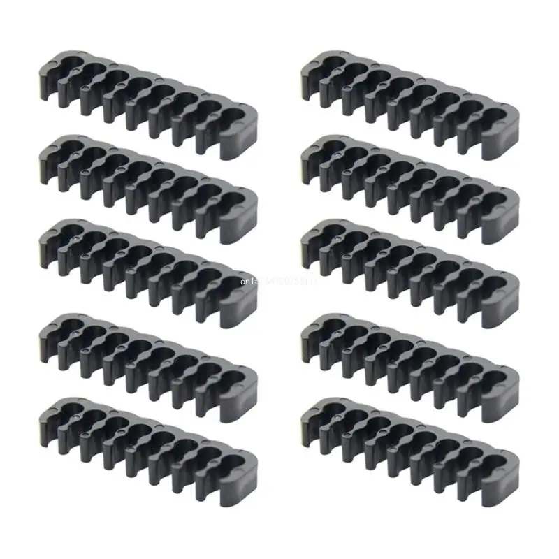 

10pcs Versatility Cable Combs For Neat Wire Layout Sleeved Cable Manager Wire Organizers Comb Computer Accessories DropShipping