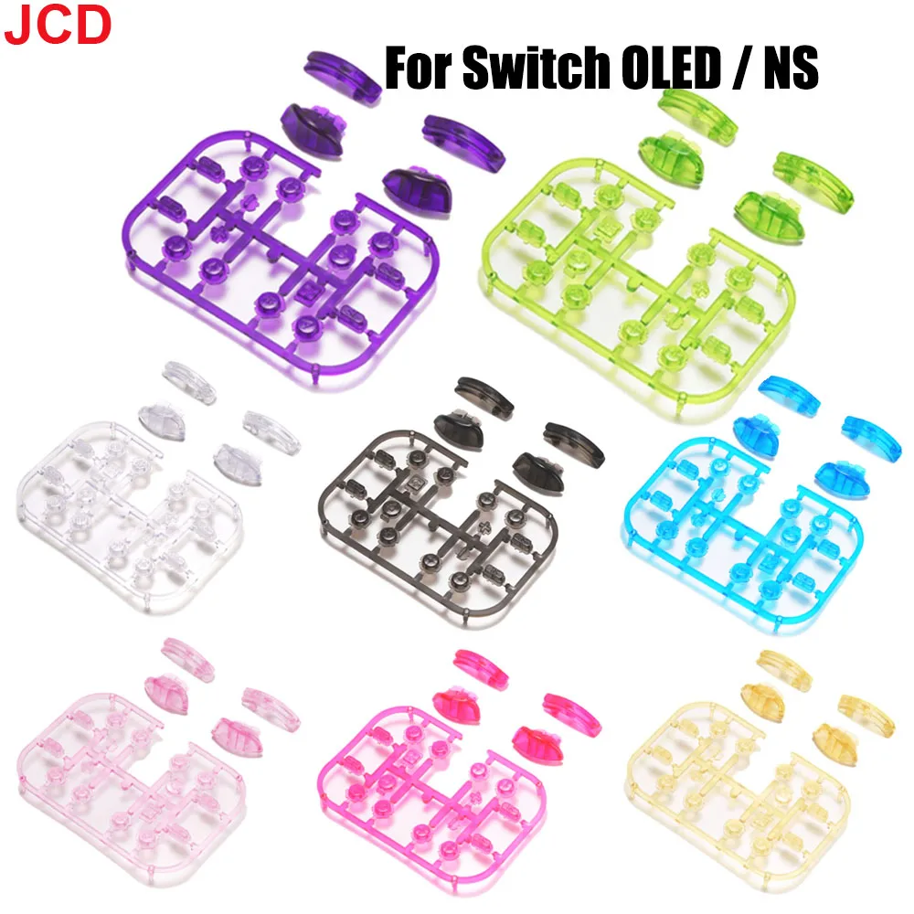 

JCD 1set Replacement ABXY Direction Keys For Switch OLED L R ZL ZR Trigger Full Set Buttons Repair Kits for NS Switch Joycon