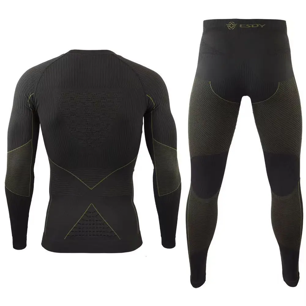 Compression Ski Thermal Underwear For Men Male Thermo Clothes Set Thermal Tights Winter Leggings Outdoor Sort Suit Quick Dry