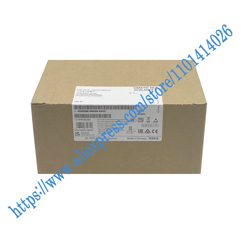 New Original 6GK5208-0BA00-2AC2 6GK5206-2BB00-2AC2 Switch RJ45 port redundant power supply temperature range -40 ° C to+70 ° C