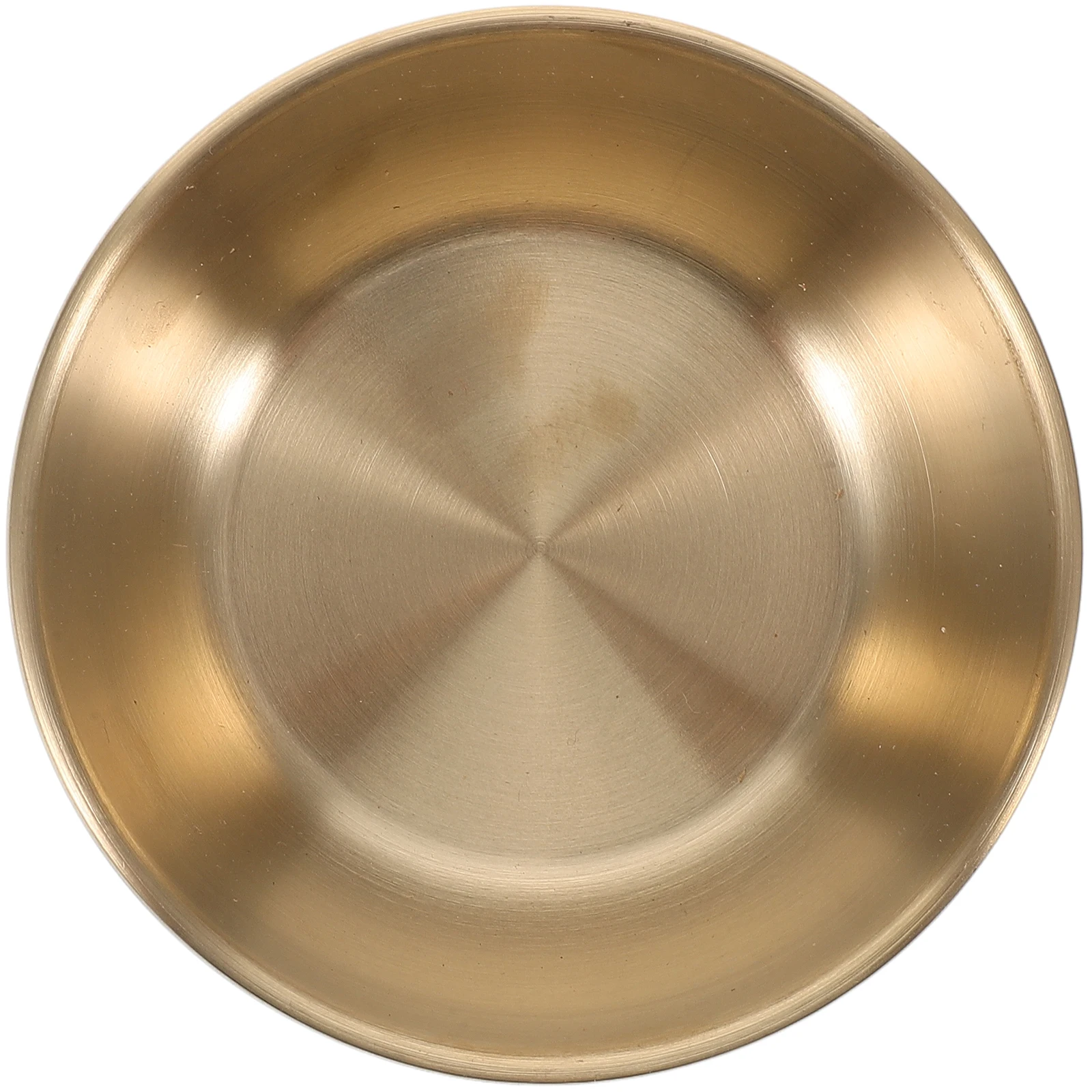 

Little Yellow Sacrificial Ornaments Smoking Brass Offering Chinese Fortune Bowl Treasure Basin