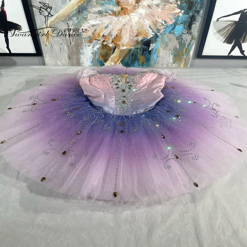 

purple pink Professional Ballet Girls Competition Ballet Performance Costume Women BT4416