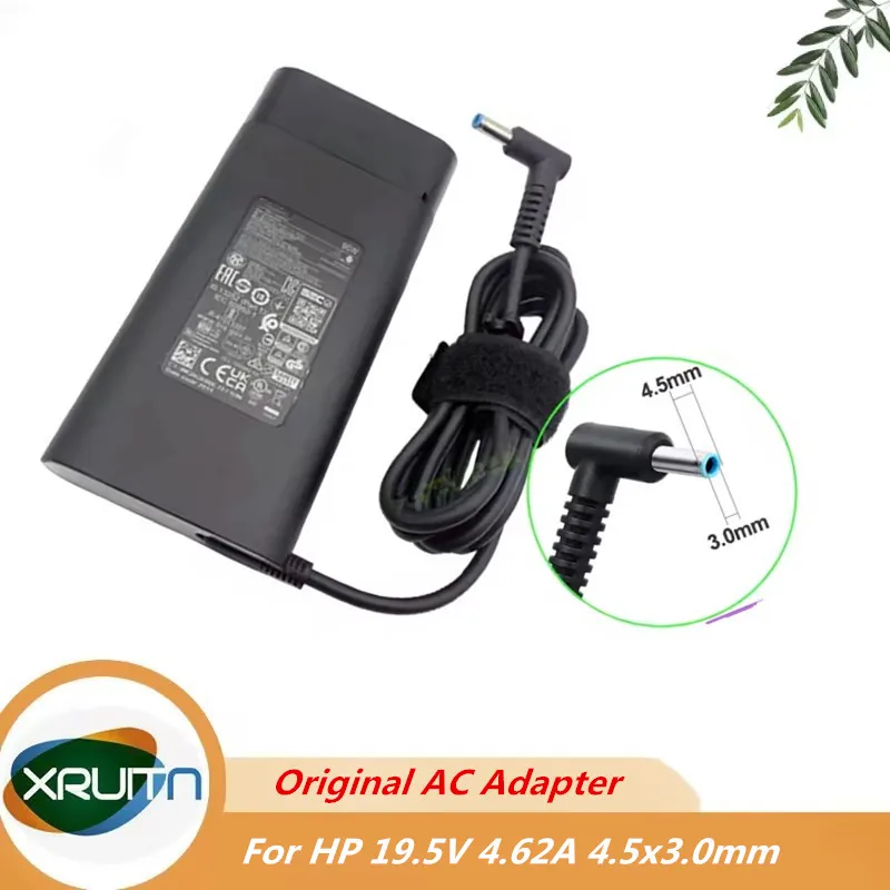 

19,5 В, 4,62 А, 90 Вт, 4,5*3,0 мм для HP Spectre X360 Pavilion 15-cs1067/8 1092/3TX, адаптер переменного тока для зарядного устройства TPN-CA09 937520-002 937532-850