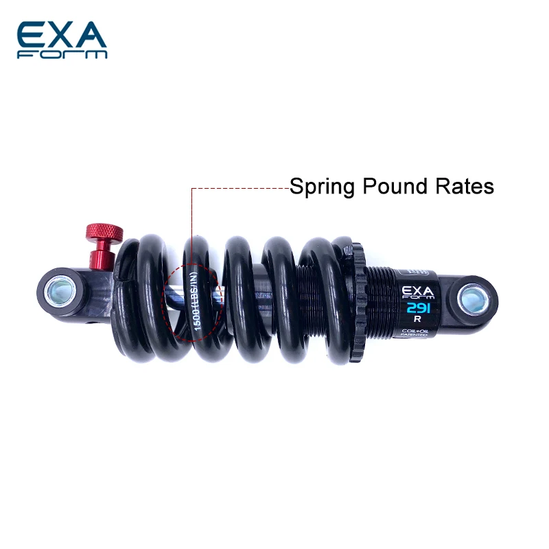 KS EXA Form 291R Bike Shock Absorber 125 150 165 mm Adjustable Rear Shocks for MTB Electric Scooter Motocycles Parts 사용 예시