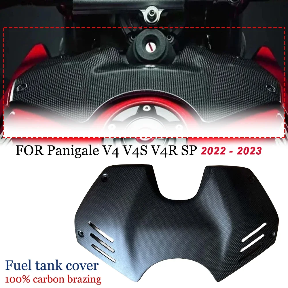 

V4 S Motorcycle Carbon Fiber Battery Cover Front Fairing Fuel Tank Airbox Cover For DUCATI Panigale V4 V4S V4R SP 2022-