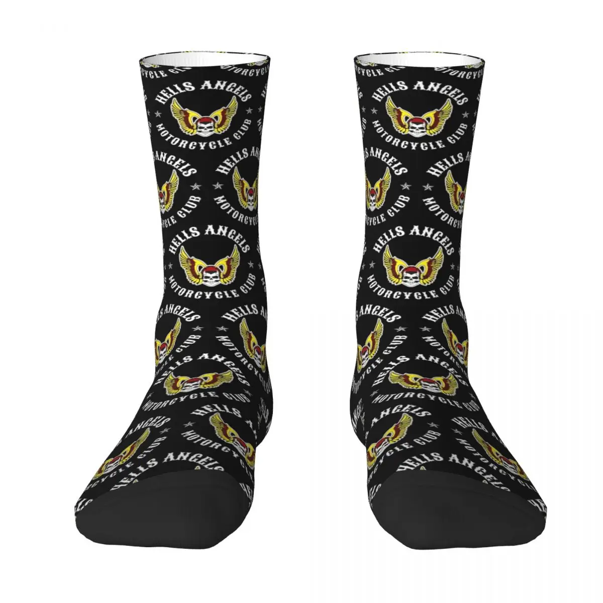 H-Helles Stockings Popular Logo A-Angeles Design Kawaii Socks Spring Anti Skid Socks Female Climbing Breathable Socks