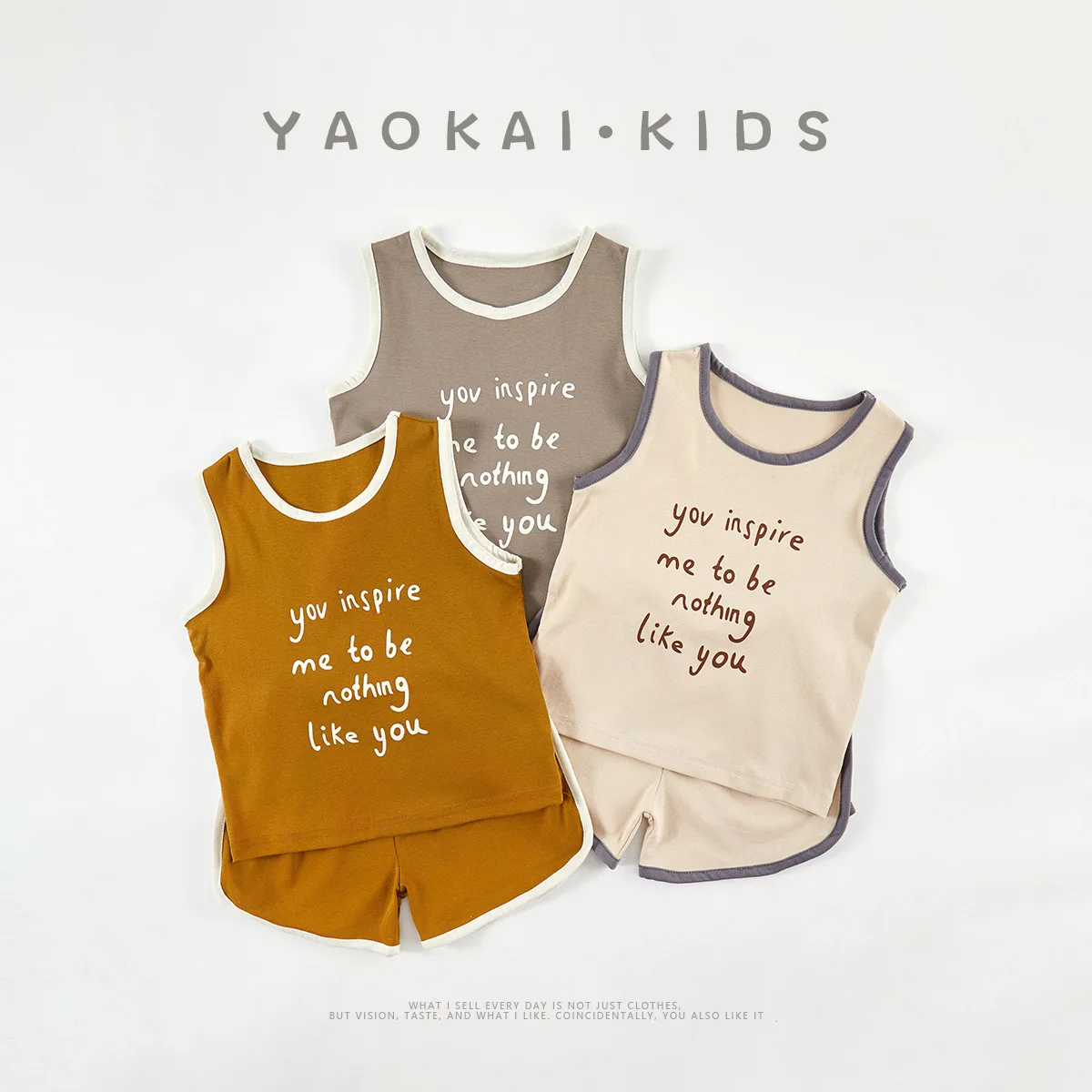 

Baby Clothing Tank Top and Shorts Set Summer Thin Boys and Girls 2024 New Fashionable Sports Style Casual Simple Two Piece Sets