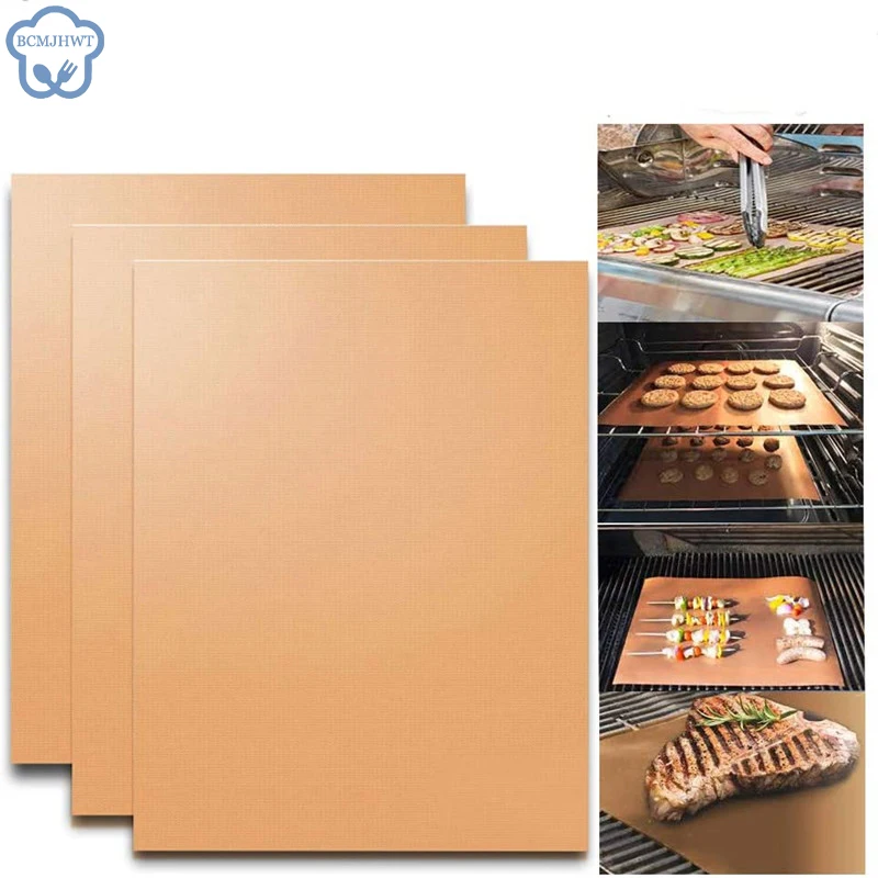 40*30cm Fiberglass Cloth Baking tools high temperature thick oven Resistant Bake oilcloth pad cooking Paper Mat Kitchen