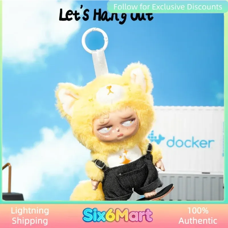 

Оригинальная фигурка Grumpipi из серии Let's Hang Out: подвесная карточная фигурка, трендовая коллекционная игрушка, виниловая модель с плюшевым лицом, декор для стола