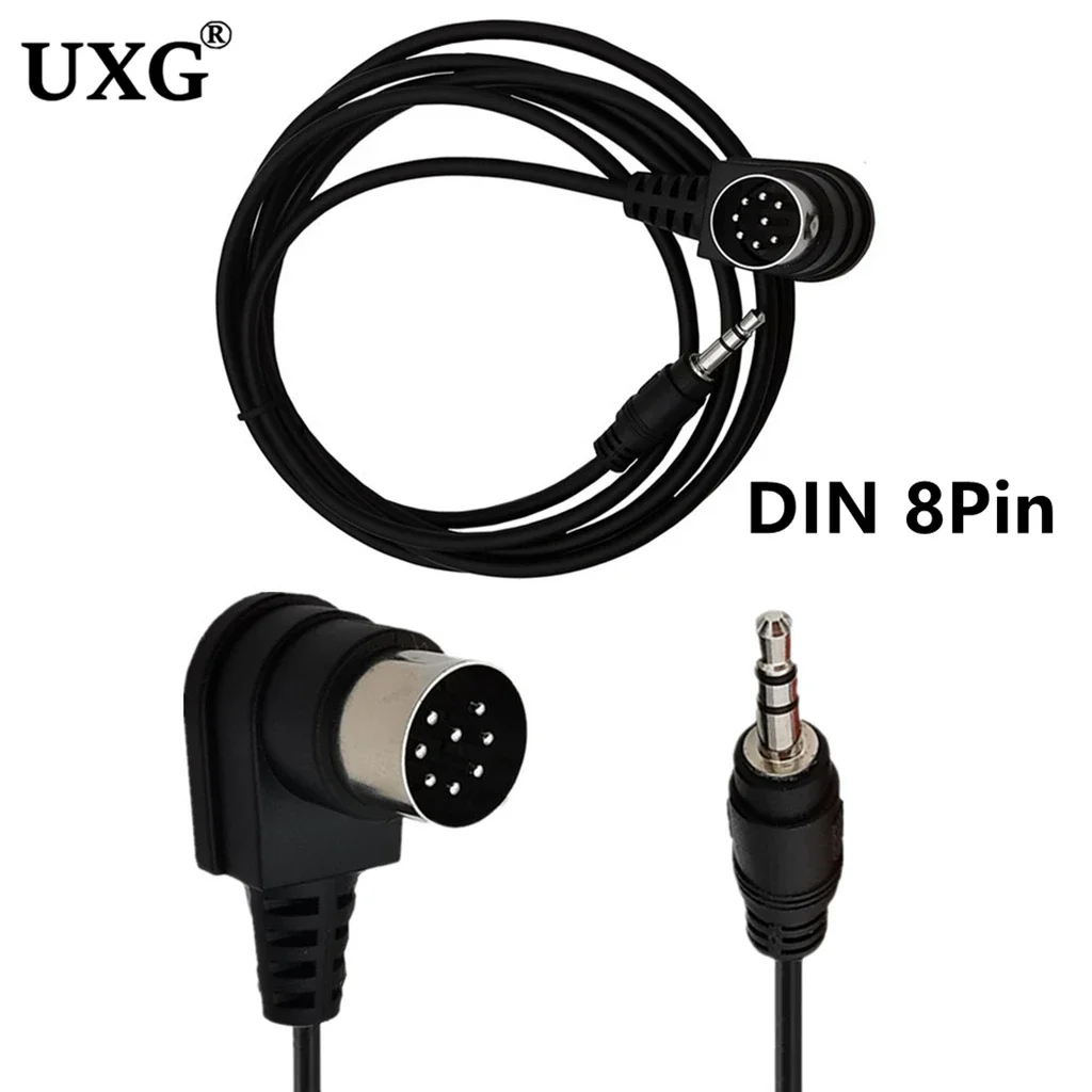 90 Degree Right Angle DIN 8P 8Pin MIDI Male Plug To 3.5mm Jack Male Audio Adapter Cable For Musical Instrument Audio Equipment