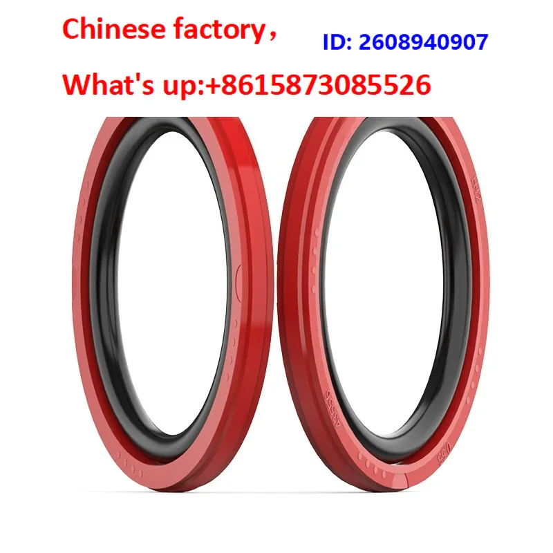 1pcs Combination oil seal seal ring H754 polyur-ethane pi-ston hole wear ring 3 4 6 8 0