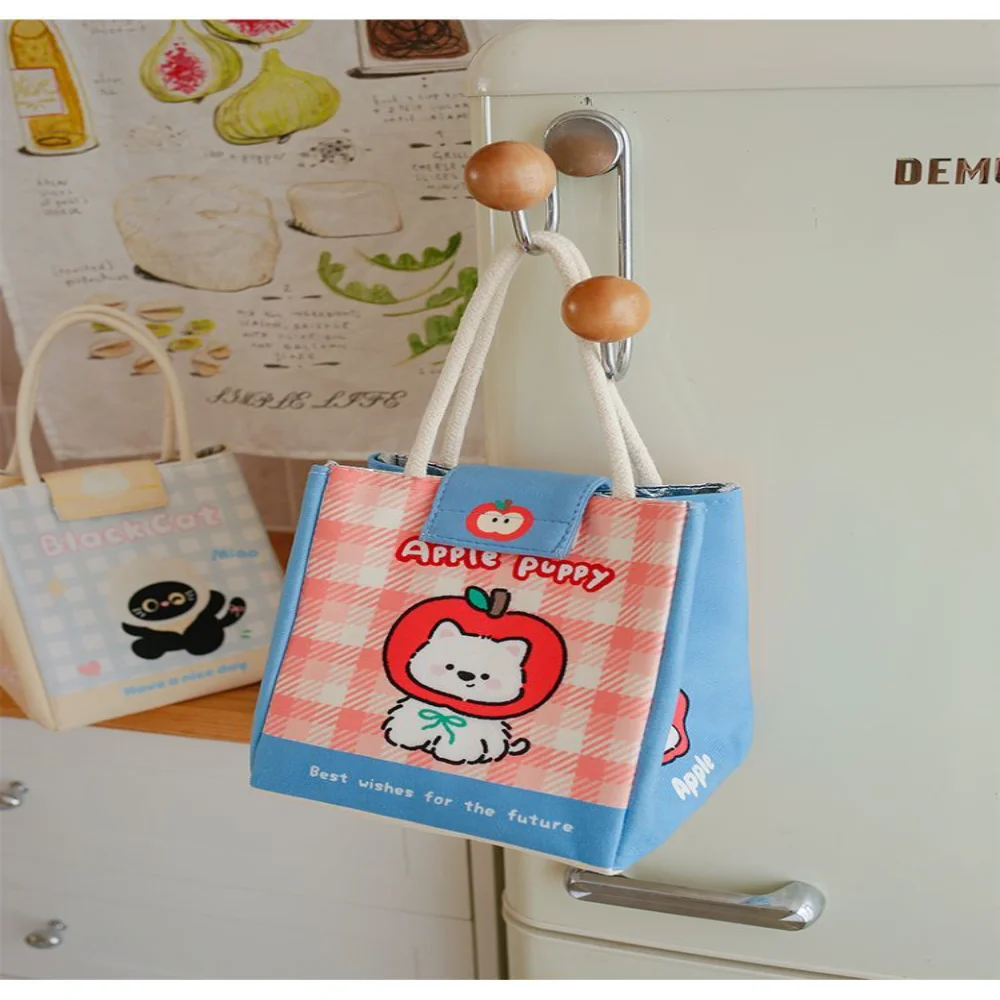 Portable Handbag Tear Resistant Bento Bag Waterproof Bag Cute Insulation Bag For Travel Office Worker Outdoors