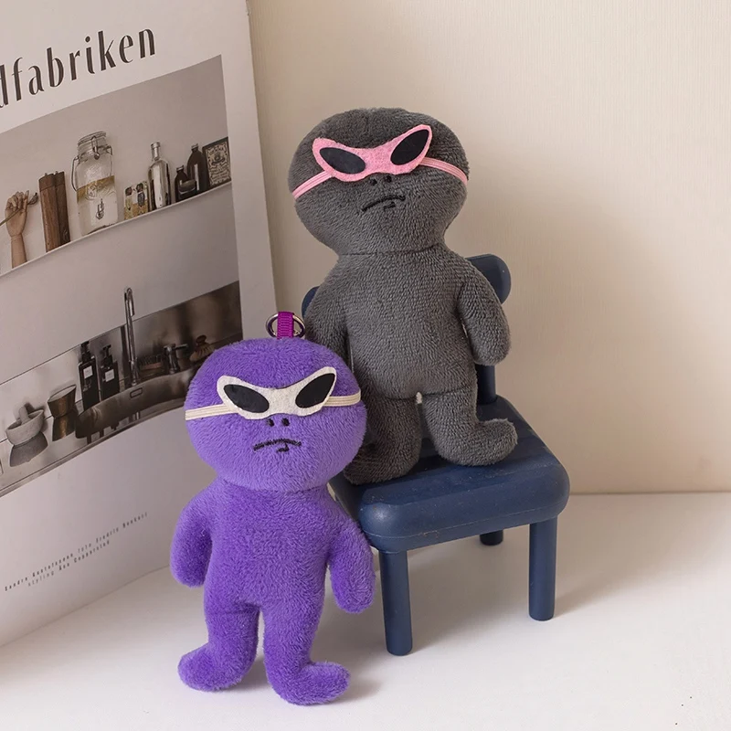 الإبداعية الغريبة أفخم المفاتيح لطيف الكرتون دمية محشوة على ظهره مفاتيح السيارة ديكور قلادة Kawaii هدية للبنين بنات