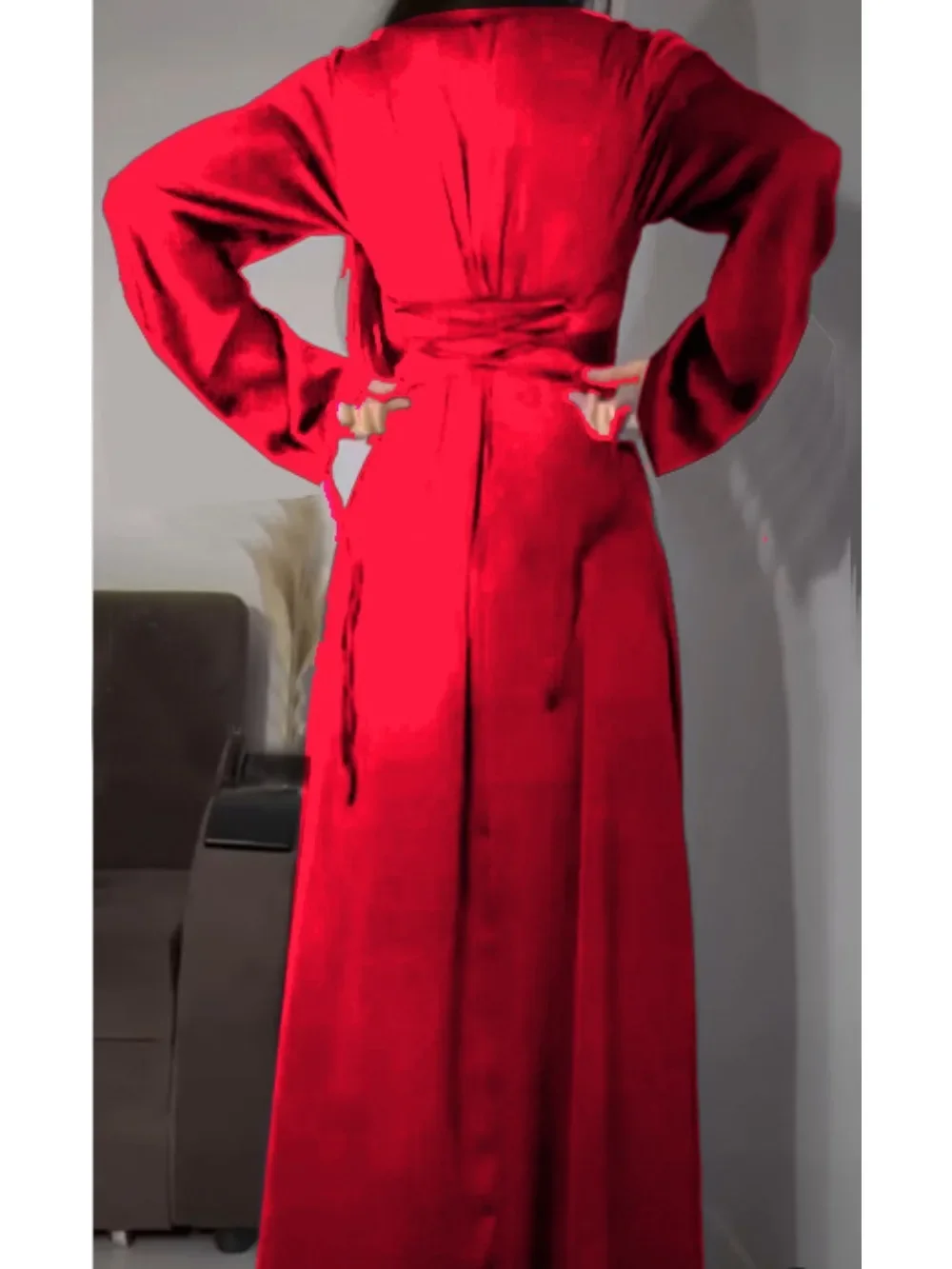 فستان إسلامي طويل للنساء عباية فيستدوس الماس رمضان المغرب دبي 2025 عبايات قفطان إسلام رداء عربي جلابية #6