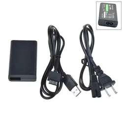 For Sony PlayStation Psvita PS Vita PSV 1000 EU/US Plug Home Wall Charger Power Supply AC Adapter USB Data Charging Cable