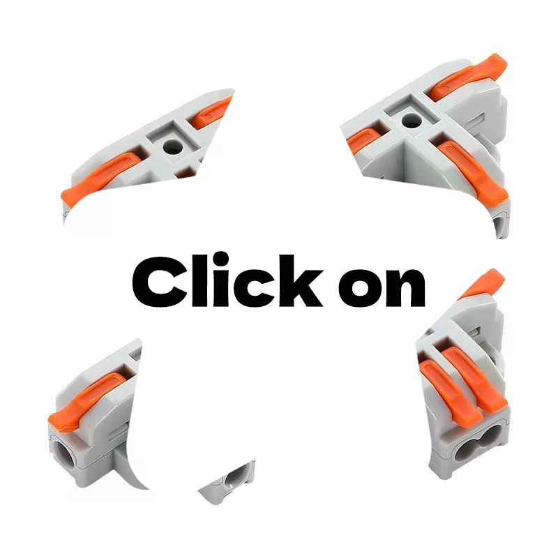 1 In 2/3 Out T Shape Quick Wire Splitter Connectors Fast Connection Lever For Home Wiring Repair Projects