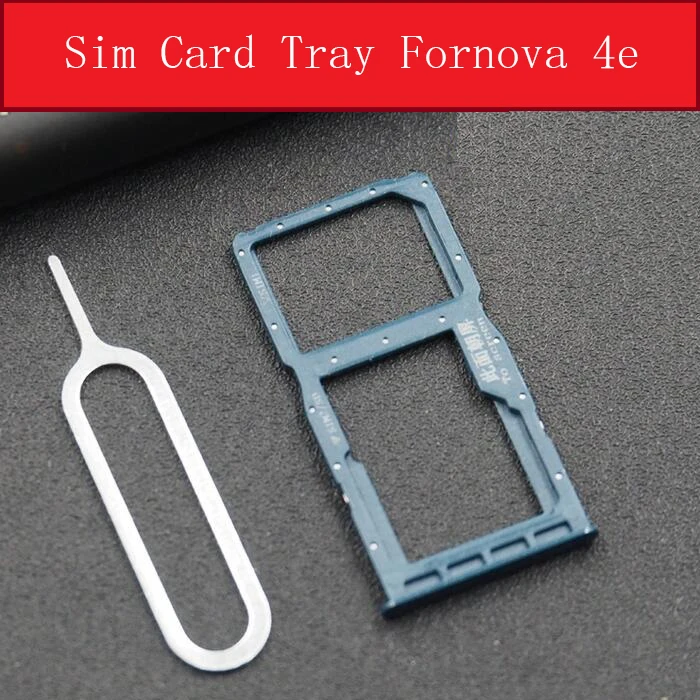 SIM Card Tray Holder For Huawei Nova 4e MAR-AL00 MAR-TL00 Sim Reader Card Slot Socket Adapters Replacement Repair Parts