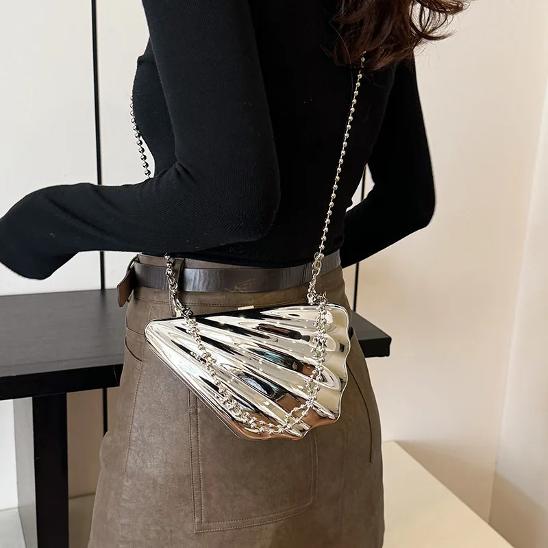 

Сумка через плечо с акриловой оболочкой 2025 года — уникальный милый кошелек на цепочке для девочек, художественная подростковая сумка через плечо с хрустальными акцентами