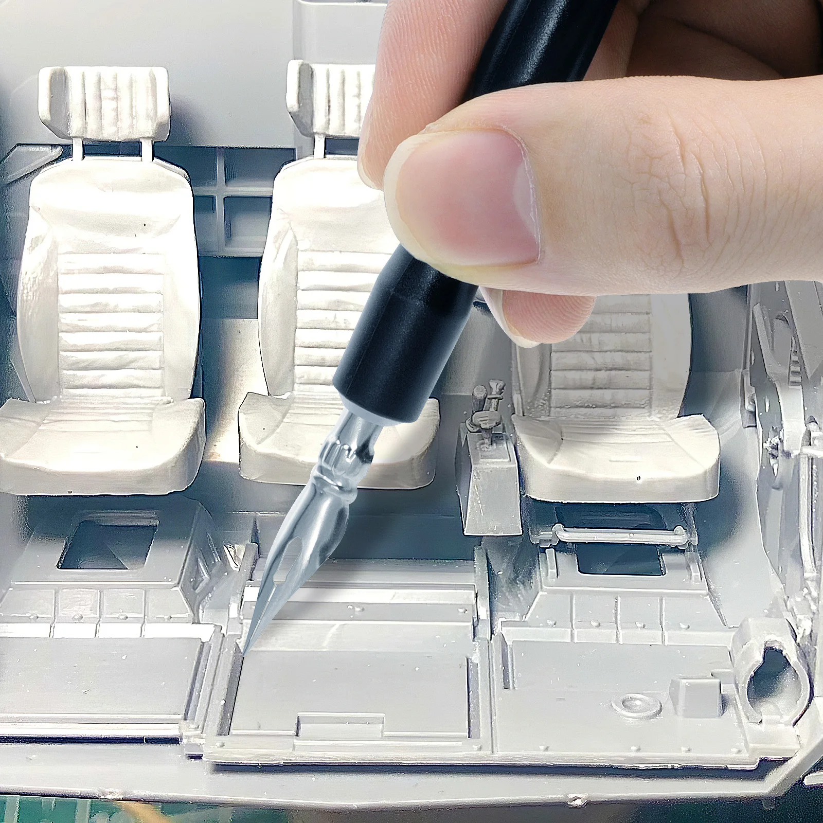 1 ensemble d'encre résistante aux taches, plusieurs tailles de pointe, pour modélisation, dessin, ligne d'infiltration artistique, stylo, outil de peinture de revêtement de panneau artisanal