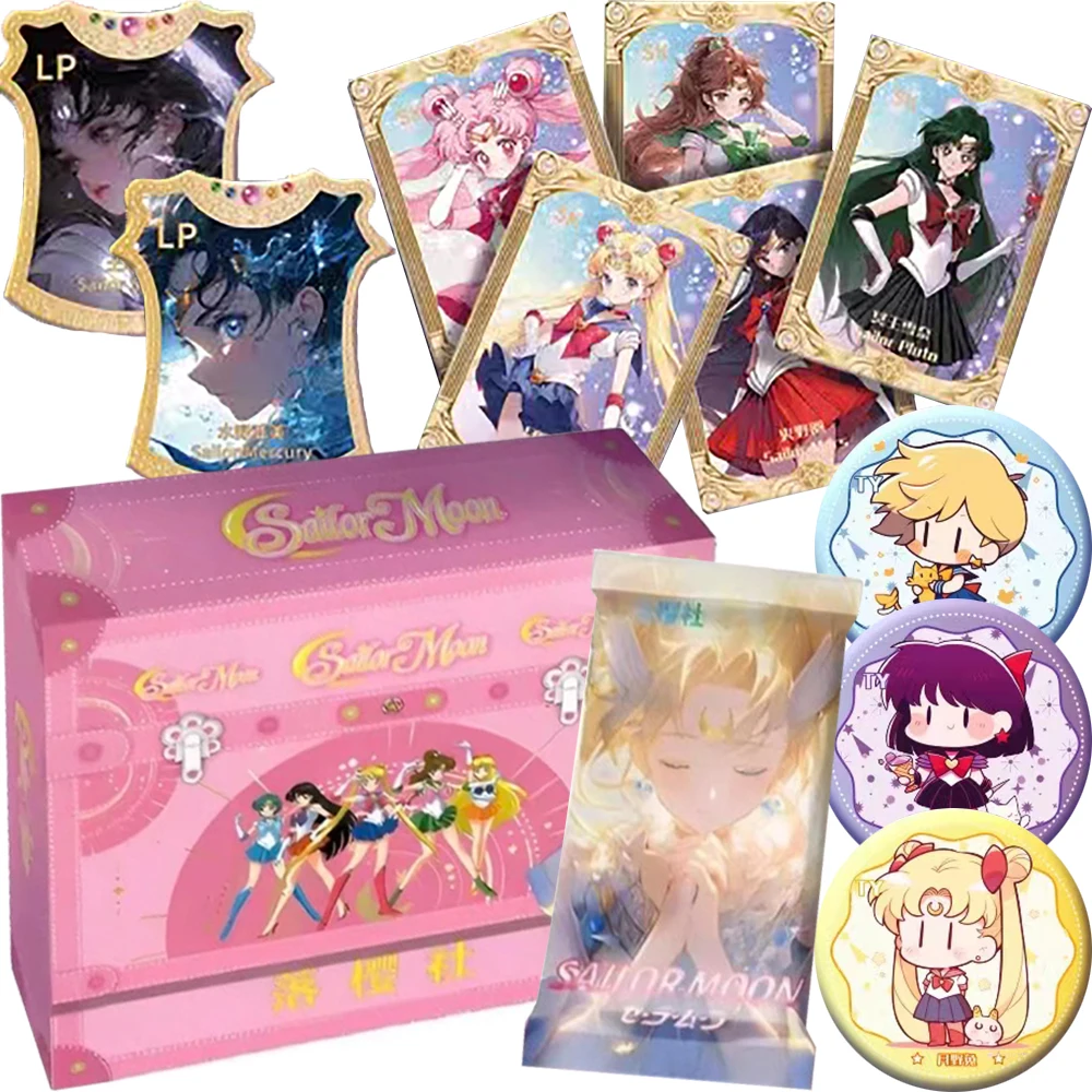 

Коллекционные карточки «Сейлор Мун»: Волшебные девушки-аниме, изысканный визуальный эффект, великолепные и элегантные карточки с персонажами в платьях принцесс, подарки