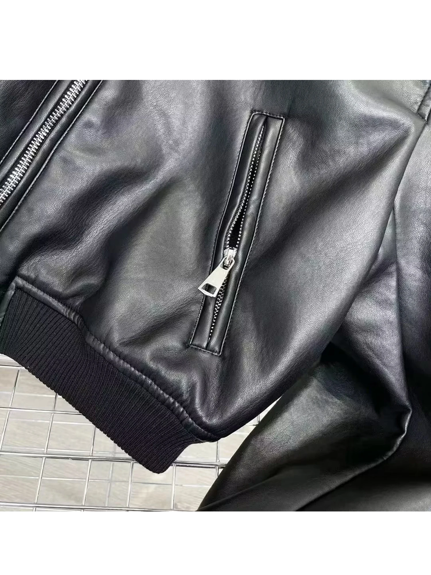 2023 Vintage Moto Pu Leather Jacket Biker Amerikaanse Honkbal Uniform Vrouwen Lente Windjack Jas Herfst Bovenkleding Hip Hop Zwart