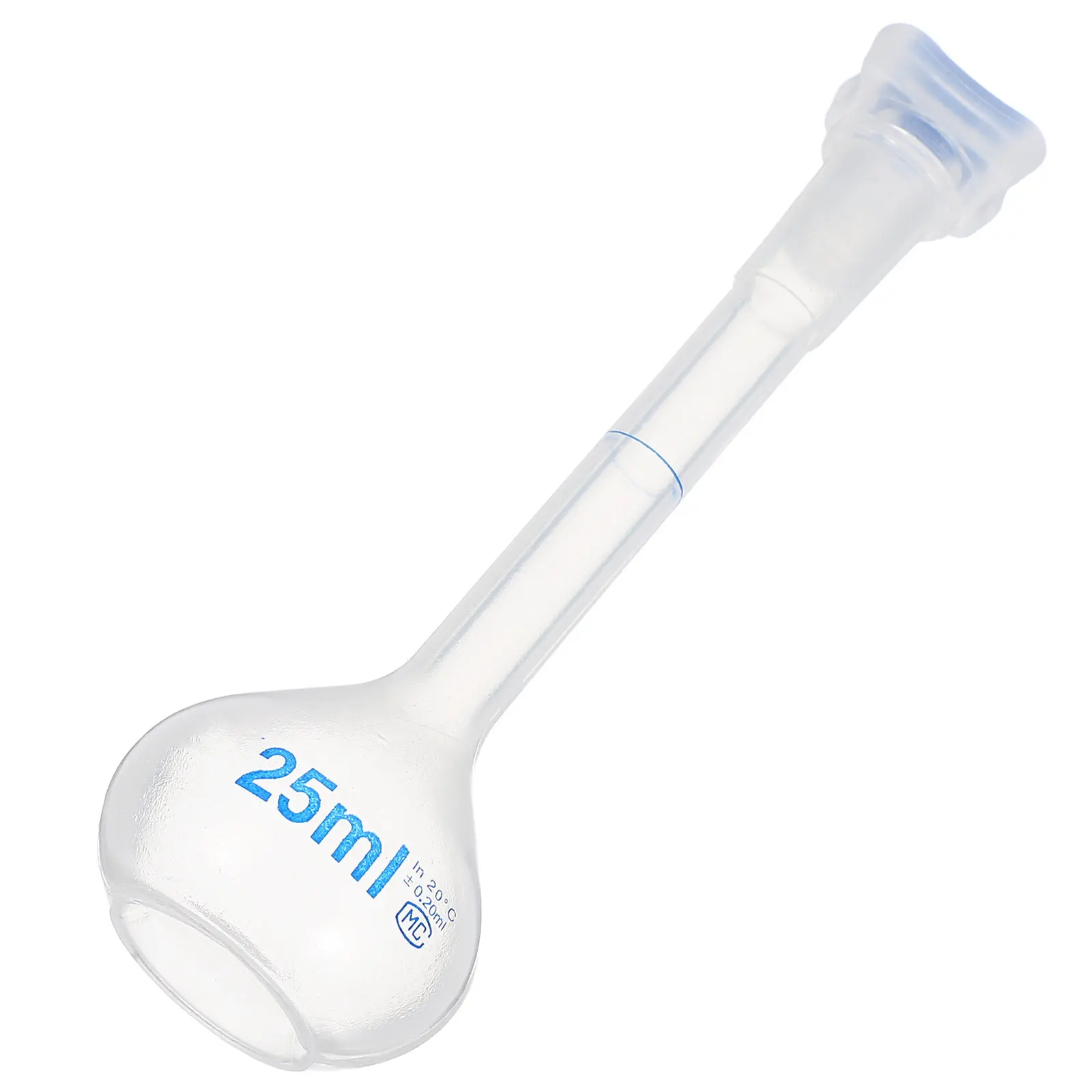 25Ml Polypropylene Volumetric Flask Chemical Reagent Bottle for Accurate Liquid Measurement Chemistry Biology