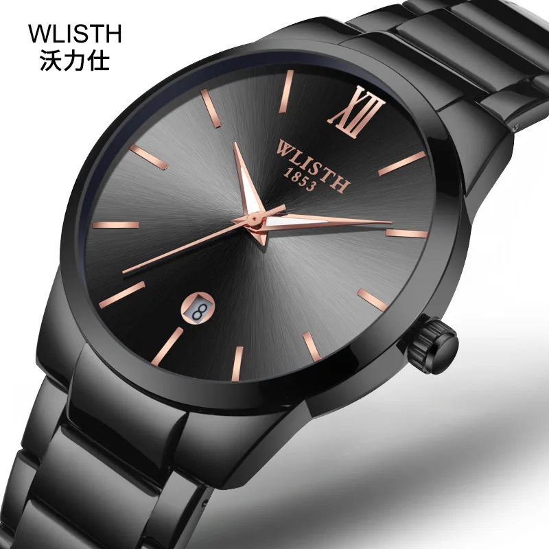 

Fashion Wlisth Top Brand Luxury Mens Full Steel Waterproof Business Man Quartz Ultra-thin Wrist Watch Male Relogio Masculino