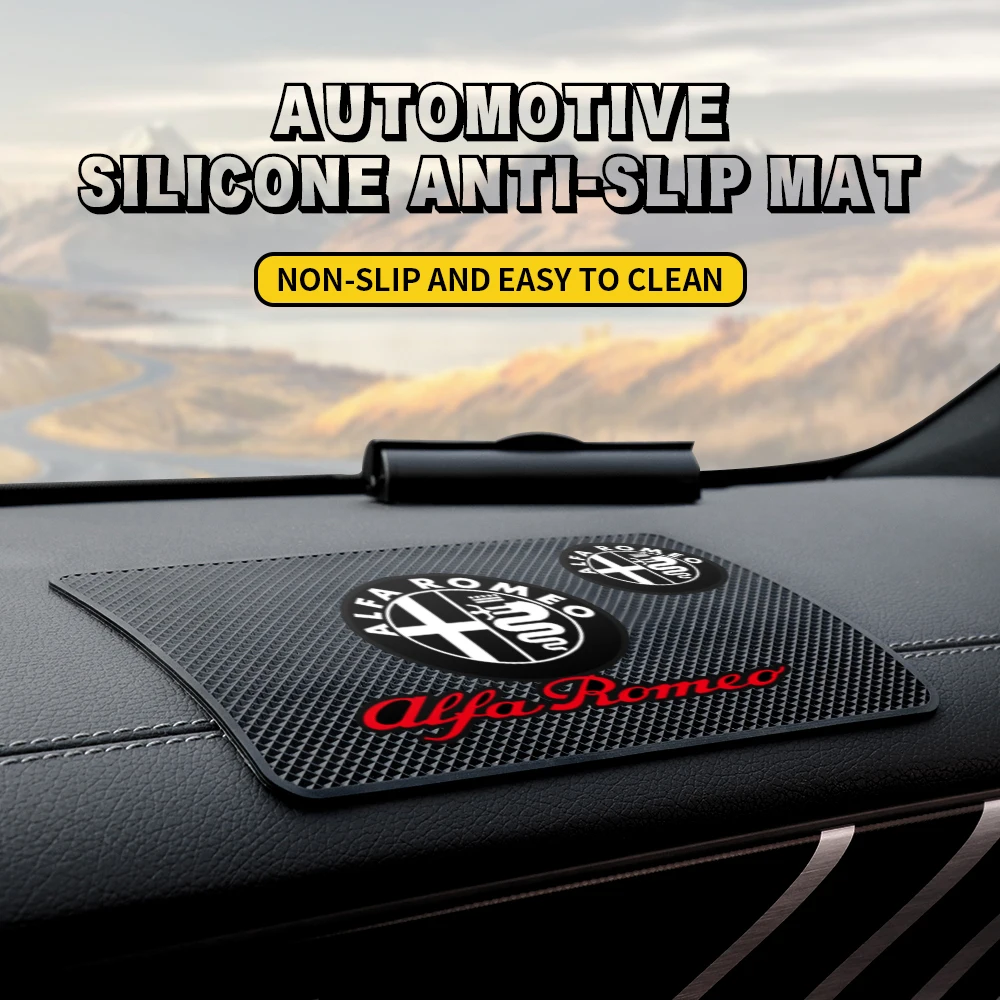 New Car Dashboard Sticky Anti-Slip Mat Auto Non-Slip Sticky Gel Pad For Phone Sunglasses Holder For Alfa Romeo 159 Auto Styling