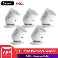 1-10PCS SONOFF SNZB-06P Zigbee Human Presence Sensor Microwave Radar Detection Smart Body PIR Detector Support Home Assistant