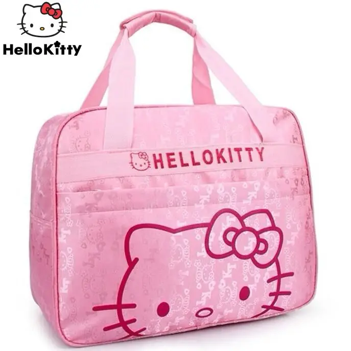 Sanrio Hello Kitty Cosmetic Makeup Bag Cartoon Storage Bag Travel Handbag Maternity Package Girl Laptop Shoulder Messenger Bag