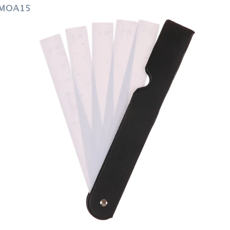 1PC Durable Fan Shape Scale Ruler With 5 Blades For Engineering Architects Multifunctional Multiscale Tool