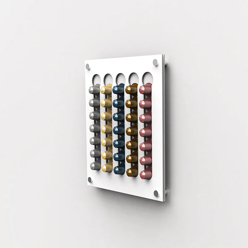 Durable And Transparent Coffee Capsule Storage Versatile Display Coffee Capsule Holder Organized Storage Space-saving Design