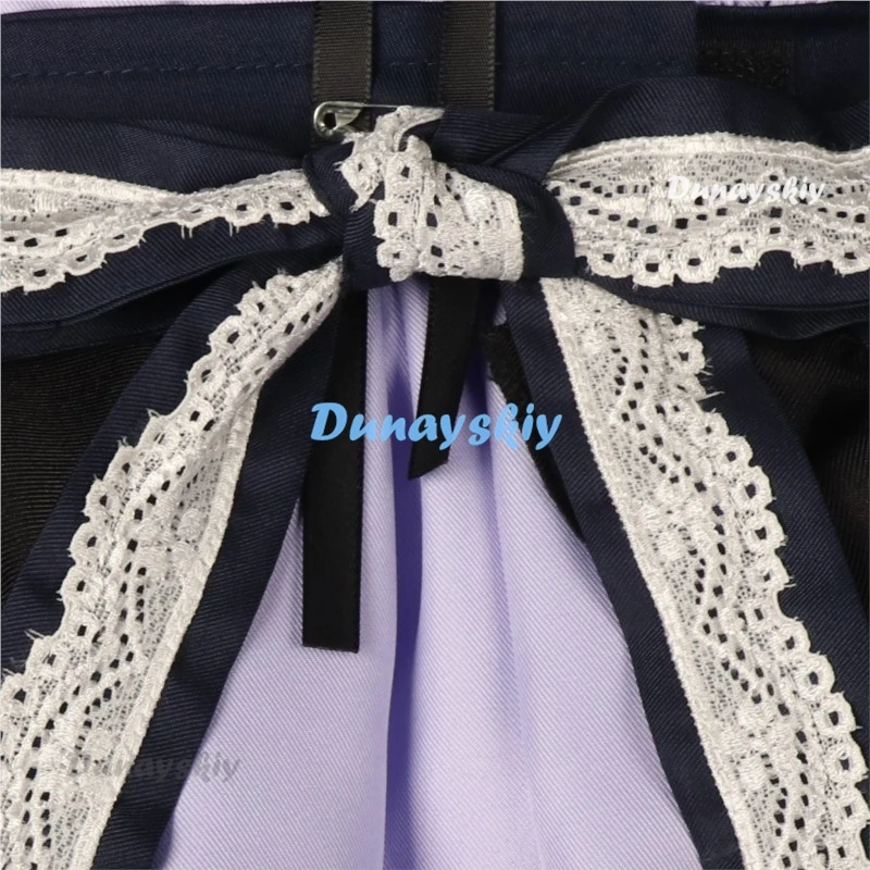 Costume de Cosplay Lolita Maid, Anime Love Chunibyo, Autre Deluvoltage Tokyo anashi Rikka, Robe Violette avec Nministériels d Everak, Uniforme d'Halloween pour Fille