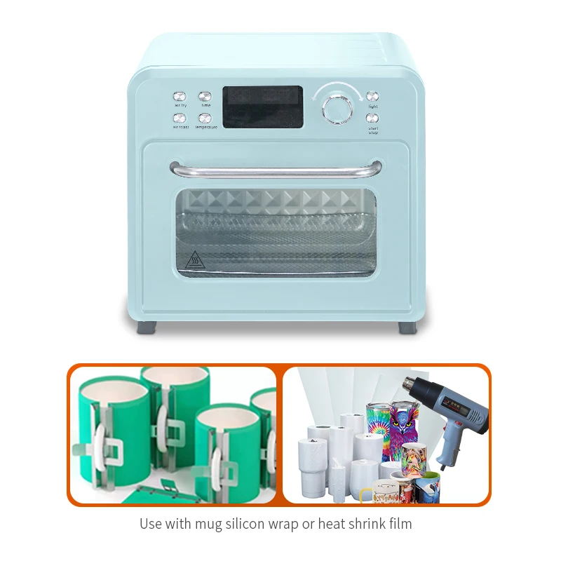 

Air Fryer 16L Sublimation Oven for Sublimation Blanks Mugs Tumblers,Water Bottles,Cups Bulk Sublimation Printing