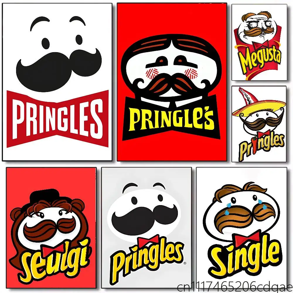 Fashion P-Pringles L-LLC Poster Wall Art Posters, Texture Paintings, Ideal Gift for Room Decoration