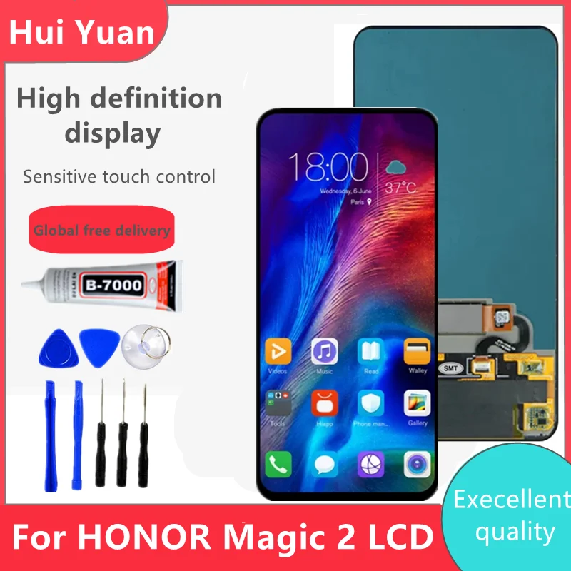 

100% Tested Screen For Huawei Honor Magic 2 LCD Display Touch Screen Digitizer Assembly For Honor Magic2 TNY-AL00 Screen