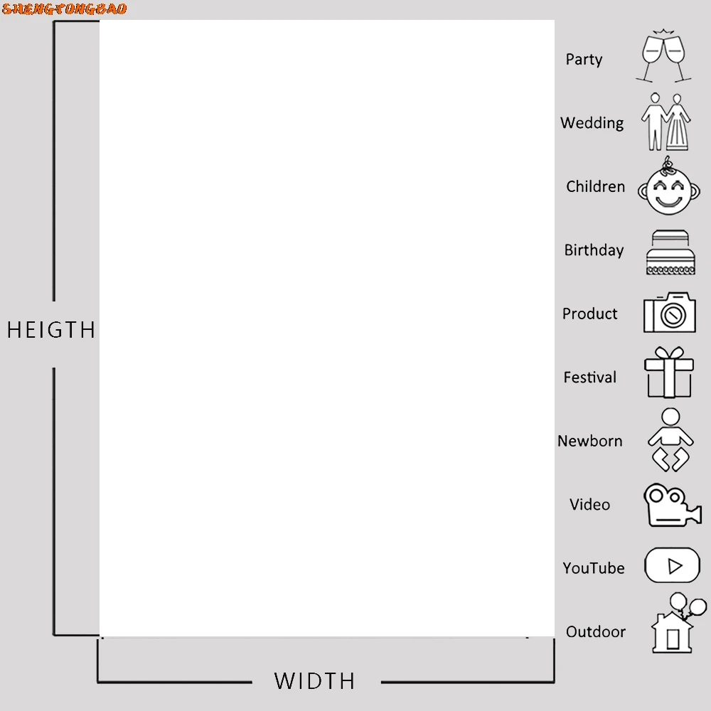 الأبيض الفينيل التصوير خلفية صورة الفن المنتج فيديو يوتيوب لايف فوتوكول الدعامة DIY خلفية استوديو الصور