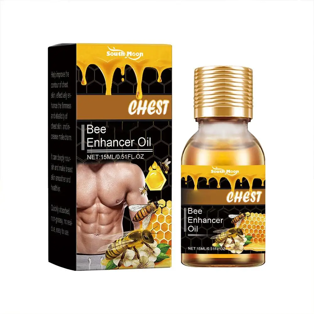 Male Chest Contouring Oil Bee Enhancer Oil 15ml