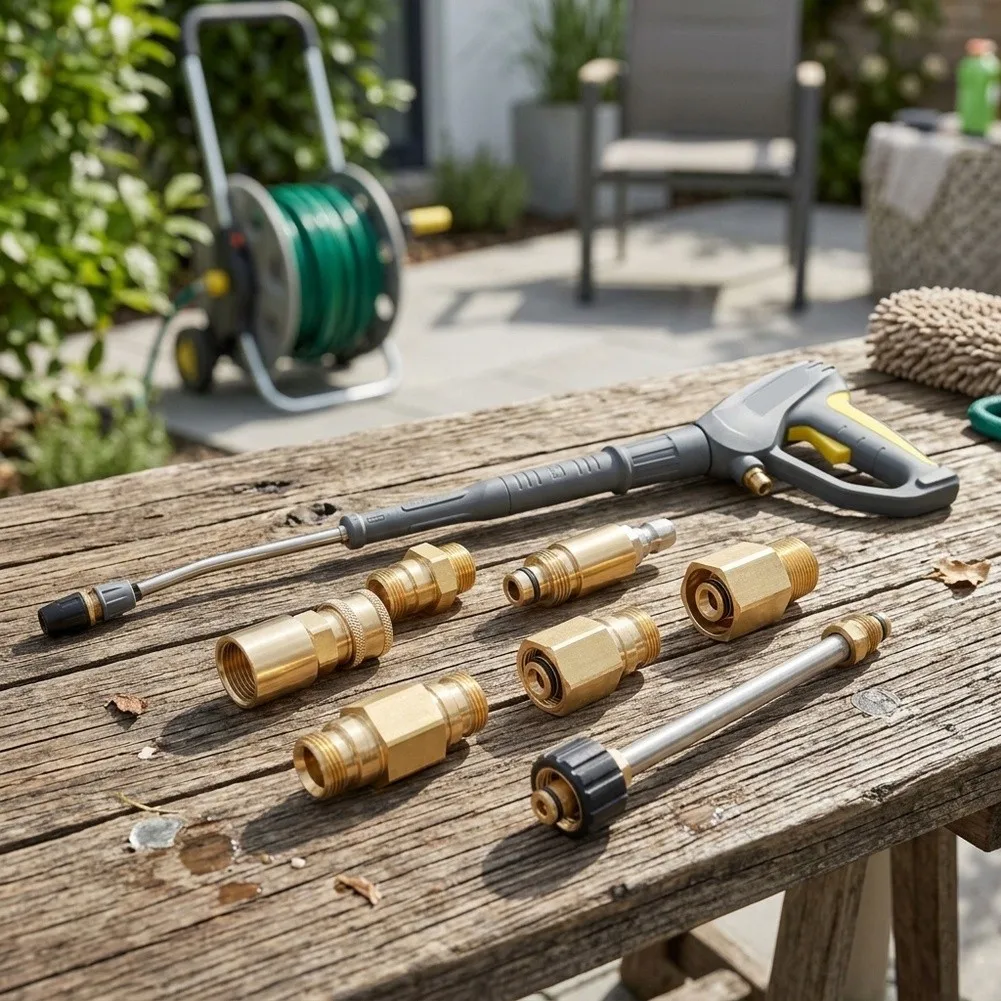 High Pressure Water Spray Adapter Fully Brass Material for Irrigation Systems Quick Coupling and Valve Protection