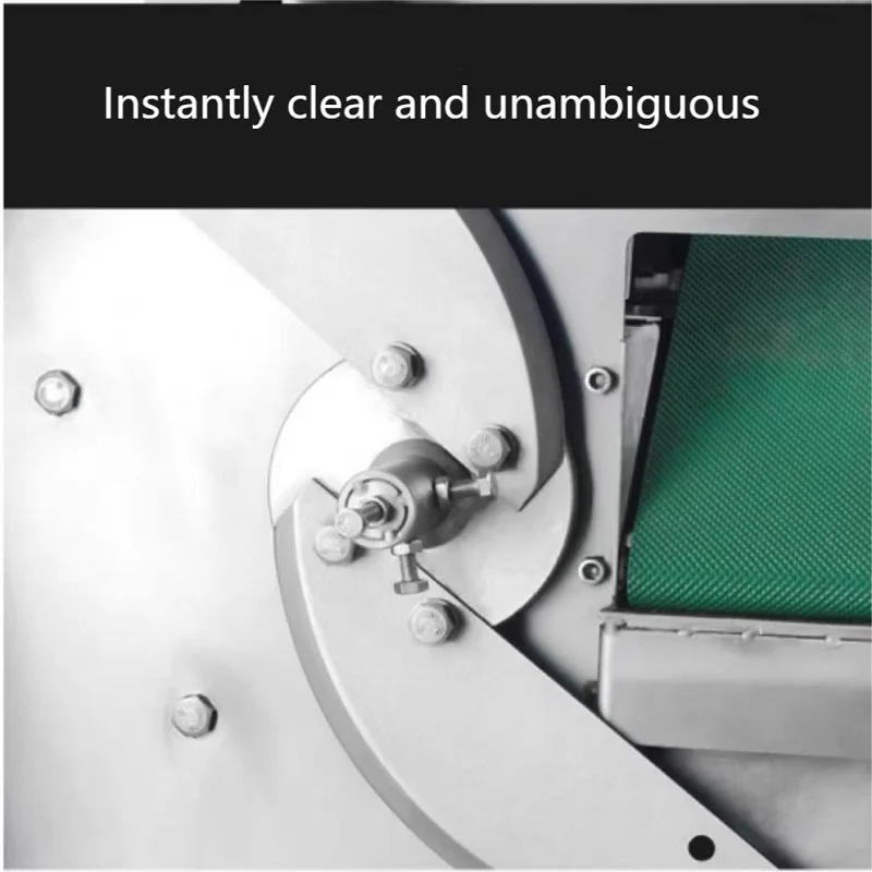 Automatic Double-head Vegetable Cutter Adjustable Thickness Cutting Machine For Slicing Shredding Dicing Cubing Segmenting
