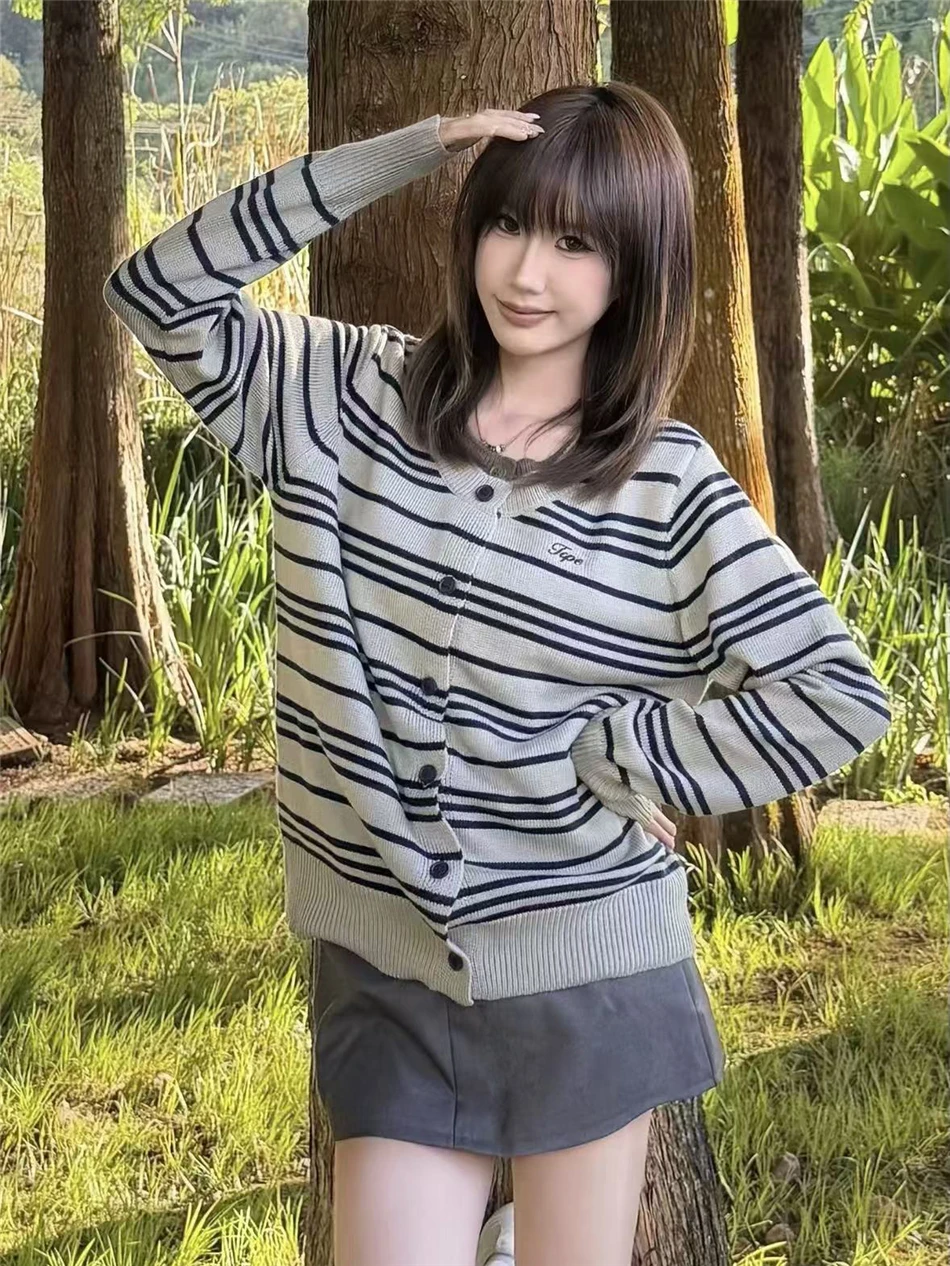 الكورية Sle فضفاضة المرأة سترة مشغولة من الصوف لينة شريط سترة ملابس خارجية الخريف الشتاء جديد وصول التخسيس طويلة Sve جولة...